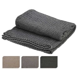Plaid KOOPMAN 130X160CM THROW 3ASS CLR (797900) (A92000030)