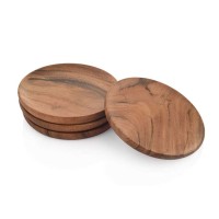 Подставки KOOPMAN 170490760 COASTER ACACIA 4PC SET (350358)