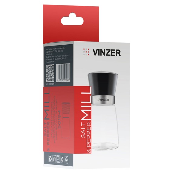 Мельница VINZER 50194 GLASS 1PCS 