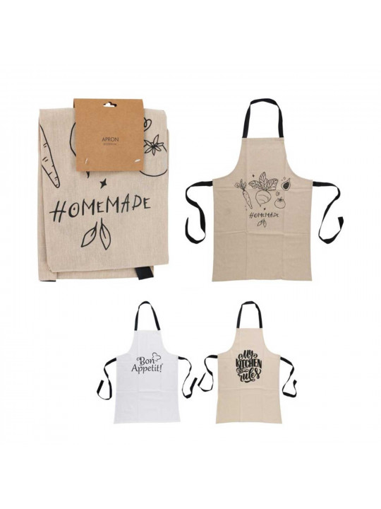 Apron set KOOPMAN 84X60CM 3 ASS COLORS (376280) (A35842340)