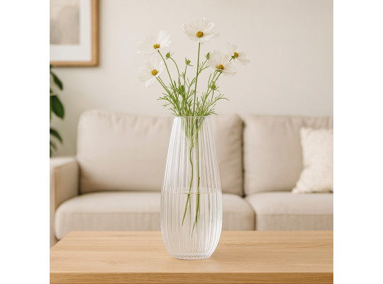 Ваза KOOPMAN GLASS CLEAR 170XH370MM (044400) (332000140)