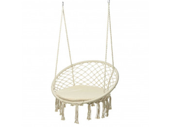 Hammock KOOPMAN HANGING CHAIR ROUND BEIGE D80C (X39500770)