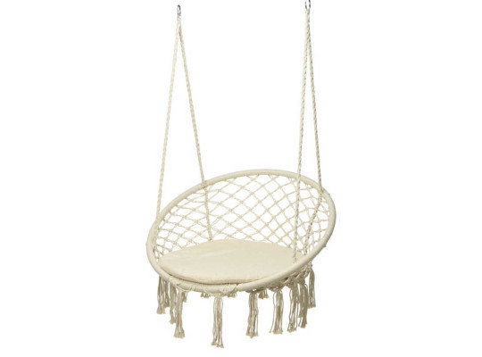 Гамак KOOPMAN HANGING CHAIR ROUND BEIGE D80C (X39500770)