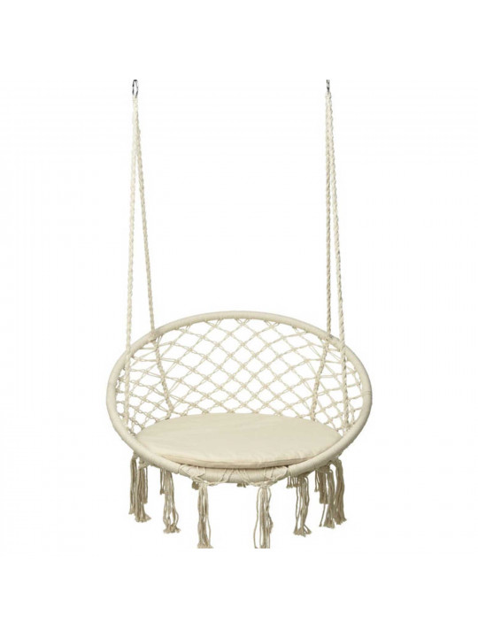 Гамак KOOPMAN HANGING CHAIR ROUND BEIGE D80C (X39500770)