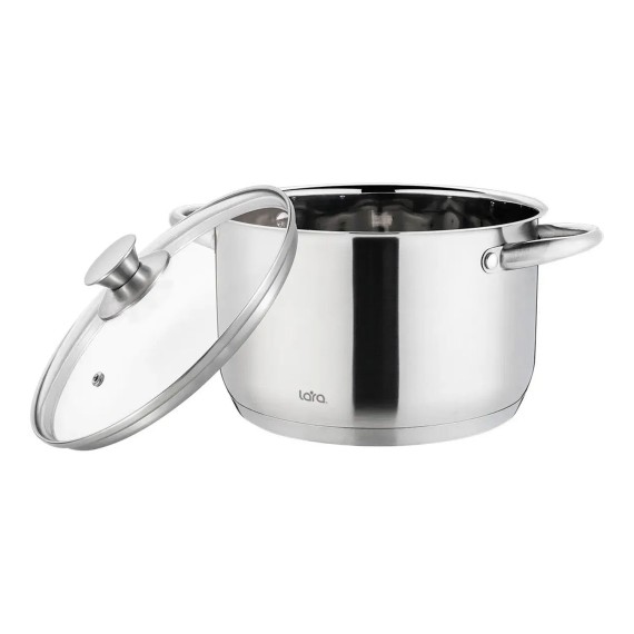 Կաթսաներ LARA LR02-270 S/STEEL AFINA 24CM 6.5L 