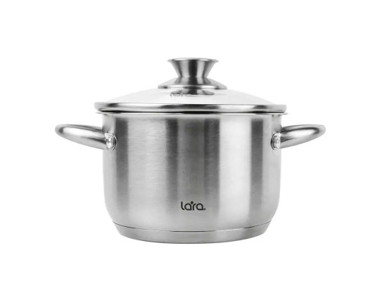 Կաթսաներ LARA LR02-270 S/STEEL AFINA 24CM 6.5L 