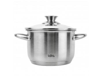 Кастрюли LARA LR02-271 S/STEEL AFINA 26CM 8.2L 