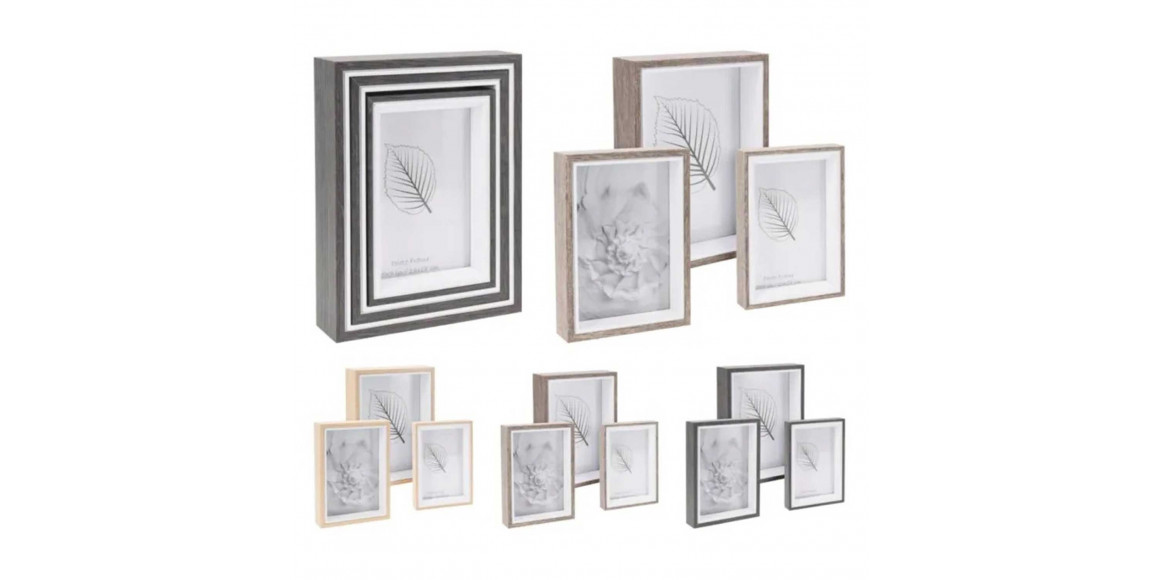 Դեկորատիվ առարկաներ KOOPMAN PHOTO FRAME SET 3PCS 3ASS CLR (882033) (837510140)