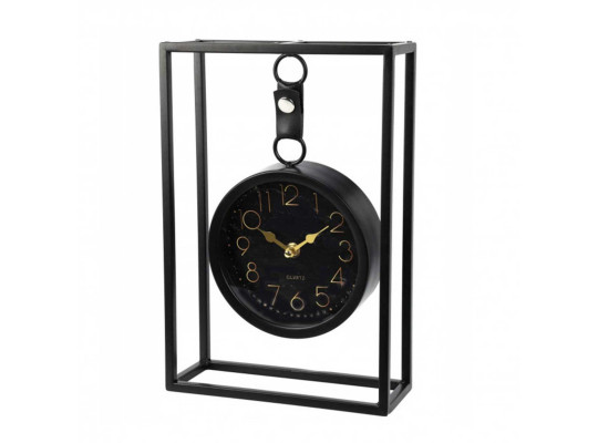 Настольные часы KOOPMAN TABLE CLOCK METAL BLACK (996174) (HZ1230040)