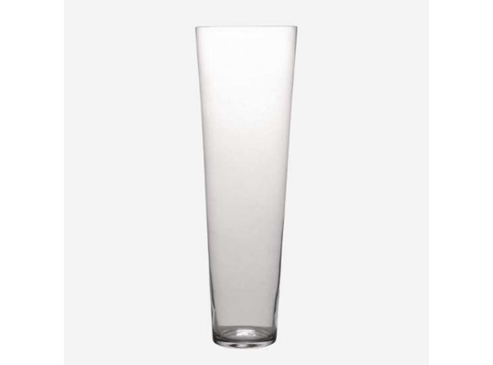 Ваза KOOPMAN VASE CONICAL GLASS 19XH70CM (436519) (DS4000100)