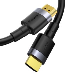 Մալուխ BASEUS HORIZONTAL 4KHDMI MALE TO 4K HDMI MALE 2M CADKLF-F01 (BK) 