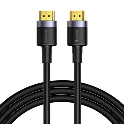 Մալուխ BASEUS HORIZONTAL 4KHDMI MALE TO 4K HDMI MALE 2M CADKLF-F01 (BK) 