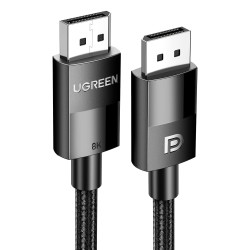 Մալուխ UGREEN DP to DP 8K60Hz 5m (BK) (80394)