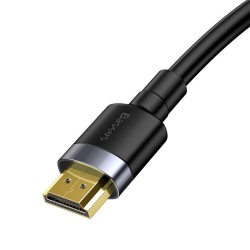 Մալուխ BASEUS HORIZONTAL 4KHDMI MALE TO 4K HDMI MALE 1M CADKLF-E01 (BK) 