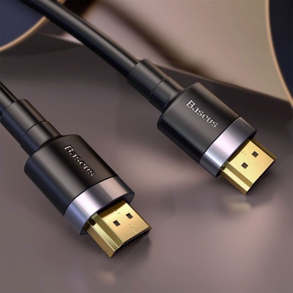 Մալուխ BASEUS HORIZONTAL 4KHDMI MALE TO 4K HDMI MALE 1M CADKLF-E01 (BK) 