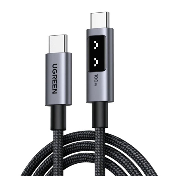 Кабель UGREEN Uno USB-C to USB-C 1m (Grey) (35501)