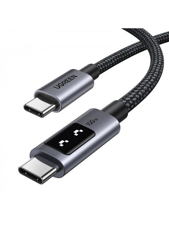 Кабель UGREEN Uno USB-C to USB-C 1m (Grey) (35501)