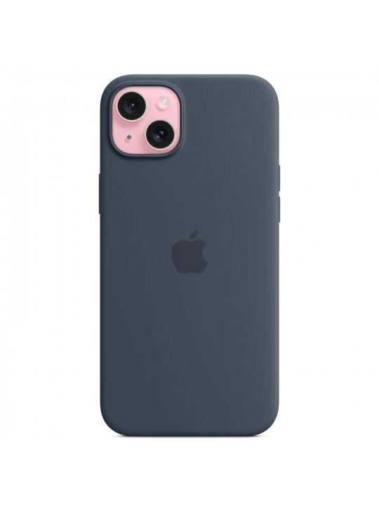 Հեռախոսի պատյան APPLE iPhone 15 Plus Silicone Case with MagSafe (Storm Blue) (MT123ZM/A)