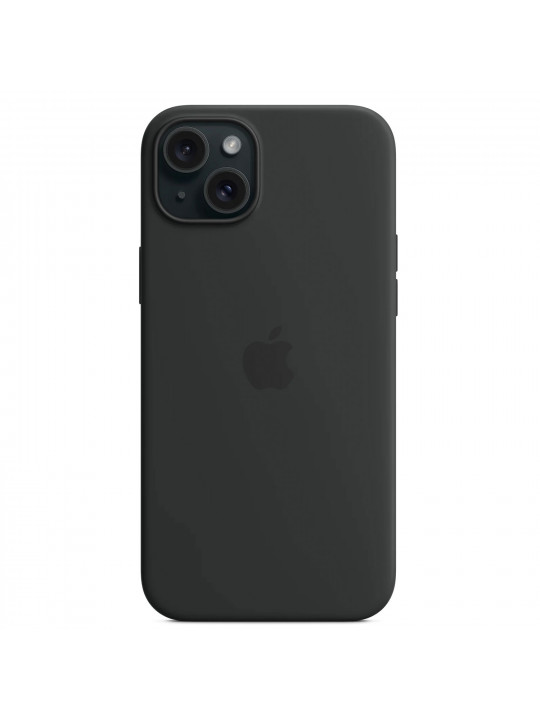 Հեռախոսի պատյան APPLE iPhone 15 Plus Silicone Case with MagSafe (Black) (MT103ZM/A)