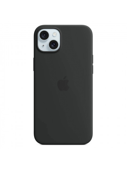 Հեռախոսի պատյան APPLE iPhone 15 Plus Silicone Case with MagSafe (Black) (MT103ZM/A)