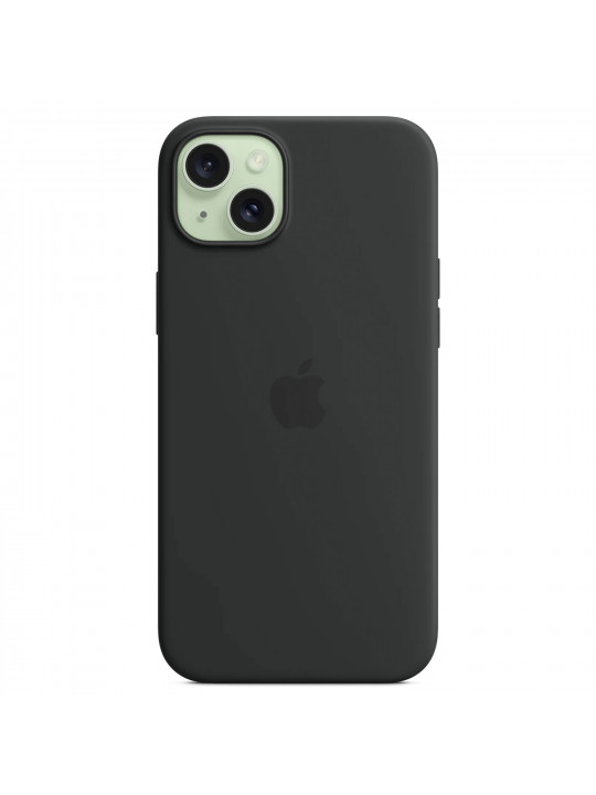 Հեռախոսի պատյան APPLE iPhone 15 Plus Silicone Case with MagSafe (Black) (MT103ZM/A)