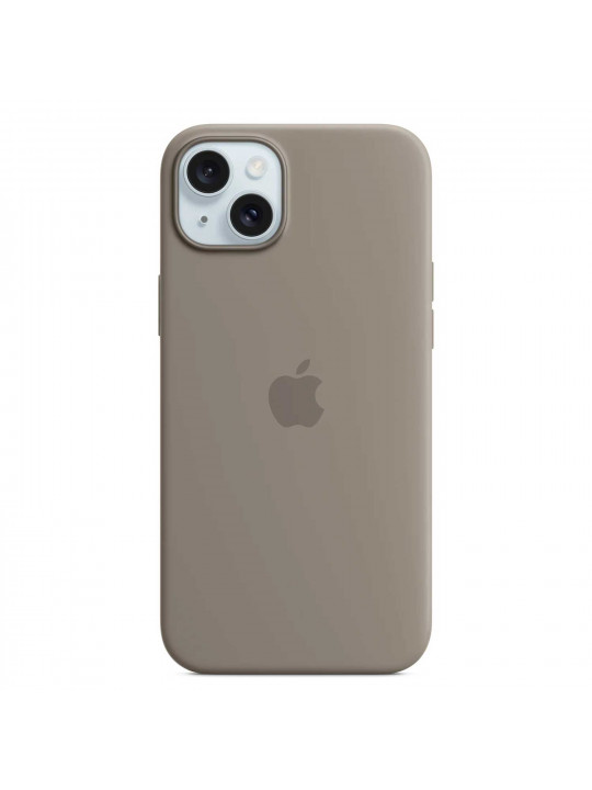 Հեռախոսի պատյան APPLE iPhone 15 Plus Silicone Case with MagSafe (Clay) (MT133ZM/A)