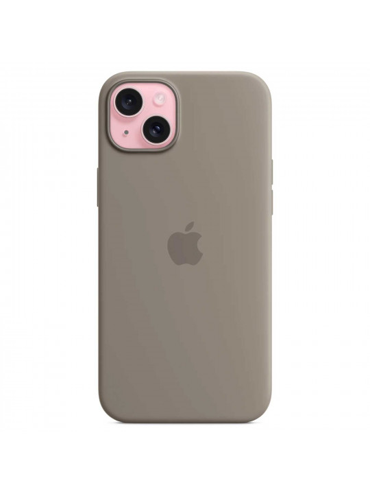 Հեռախոսի պատյան APPLE iPhone 15 Plus Silicone Case with MagSafe (Clay) (MT133ZM/A)