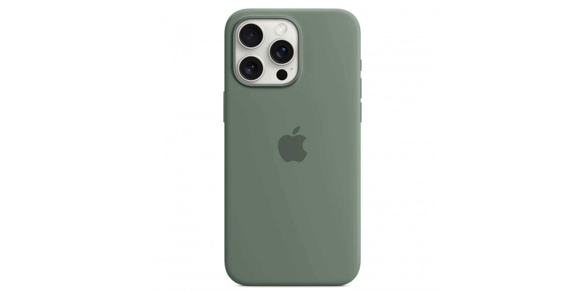 Чехлы для смартфонов APPLE iPhone 15 Pro Max Silicone Case with MagSafe (Cypress) (MT1X3ZM/A)