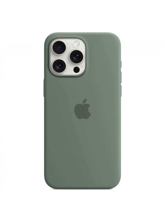 Հեռախոսի պատյան APPLE iPhone 15 Pro Max Silicone Case with MagSafe (Cypress) (MT1X3ZM/A)