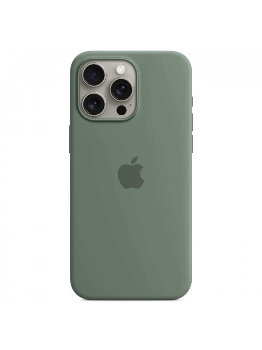 Հեռախոսի պատյան APPLE iPhone 15 Pro Max Silicone Case with MagSafe (Cypress) (MT1X3ZM/A)