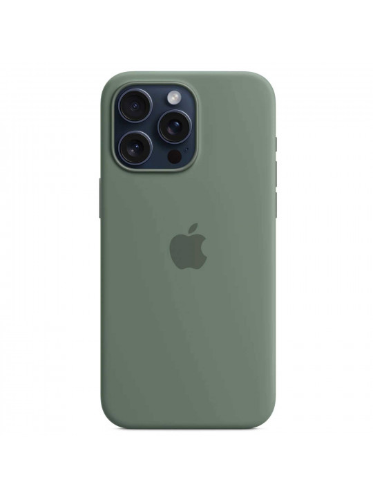 Հեռախոսի պատյան APPLE iPhone 15 Pro Max Silicone Case with MagSafe (Cypress) (MT1X3ZM/A)