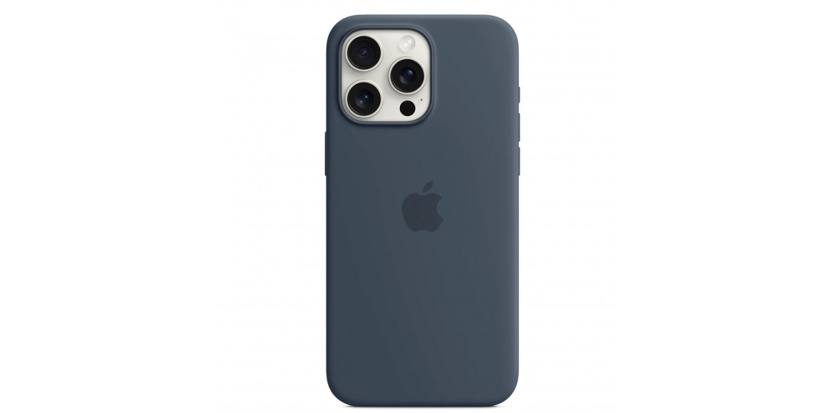 Чехлы для смартфонов APPLE iPhone 15 Pro Max Silicone Case with MagSafe (Storm Blue) (MT1P3ZM/A)