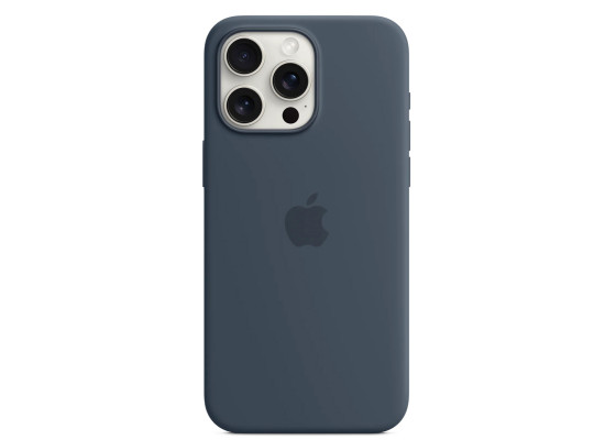 Հեռախոսի պատյան APPLE iPhone 15 Pro Max Silicone Case with MagSafe (Storm Blue) (MT1P3ZM/A)