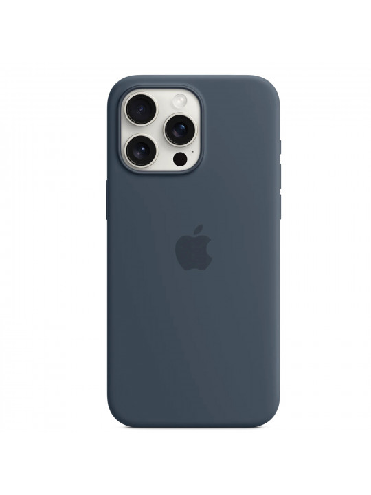 Հեռախոսի պատյան APPLE iPhone 15 Pro Max Silicone Case with MagSafe (Storm Blue) (MT1P3ZM/A)