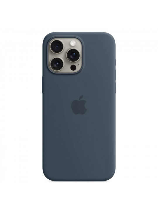 Հեռախոսի պատյան APPLE iPhone 15 Pro Max Silicone Case with MagSafe (Storm Blue) (MT1P3ZM/A)