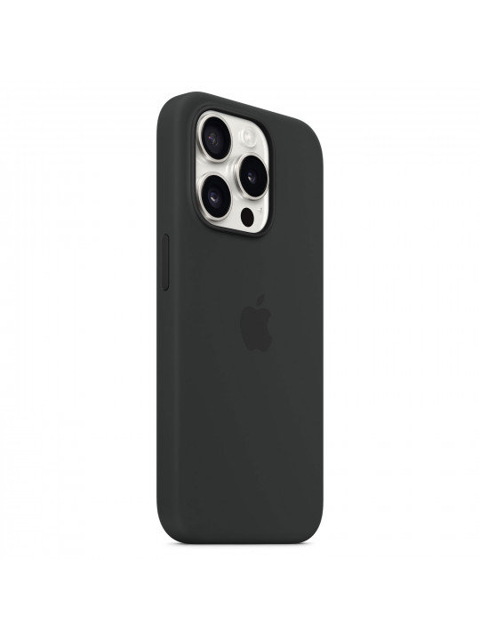 Հեռախոսի պատյան APPLE iPhone 15 Pro Silicone Case With MagSafe (Black) (MT1A3ZM/A)