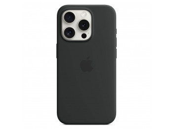 Чехлы для смартфонов APPLE iPhone 15 Pro Silicone Case With MagSafe (Black) (MT1A3ZM/A)