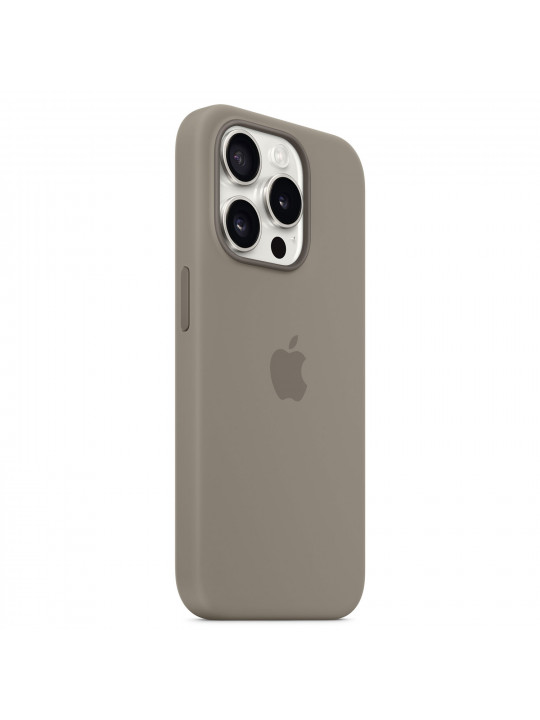 Հեռախոսի պատյան APPLE iPhone 15 Pro Silicone Case With MagSafe (Clay) (MT1E3ZM/A)