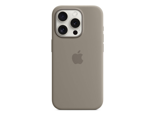 Հեռախոսի պատյան APPLE iPhone 15 Pro Silicone Case With MagSafe (Clay) (MT1E3ZM/A)