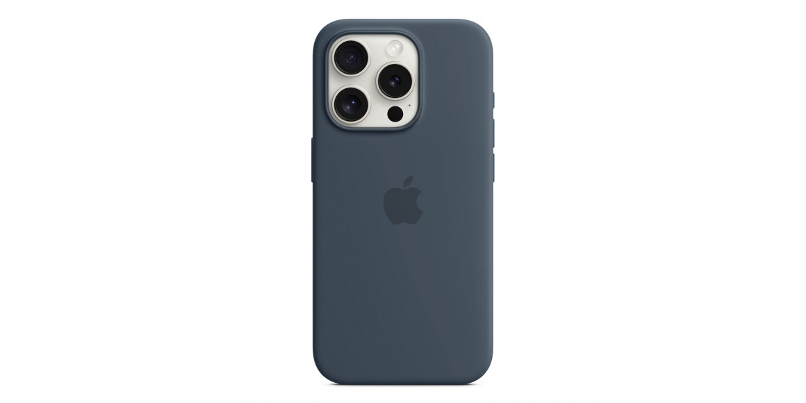 Чехлы для смартфонов APPLE iPhone 15 Pro Silicone Case With MagSafe (Storm Blue) (MT1D3ZM/A)