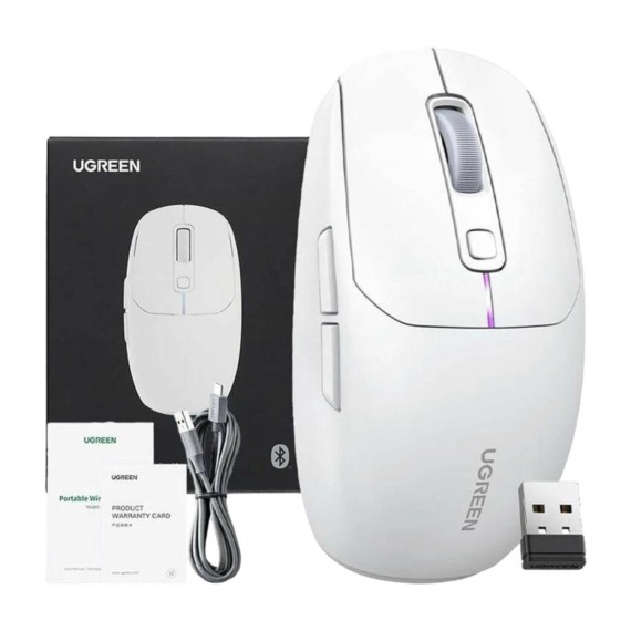 Компьютерные мыши UGREEN MU103 WL (White) (15629)