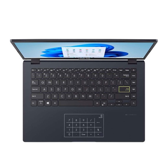 Notebook ASUS VivoBook E410MA-BV2490W (N4020) 14 4GB 512GB W11H (Peacock Blue) (90NB0Q11-M01EZ0)