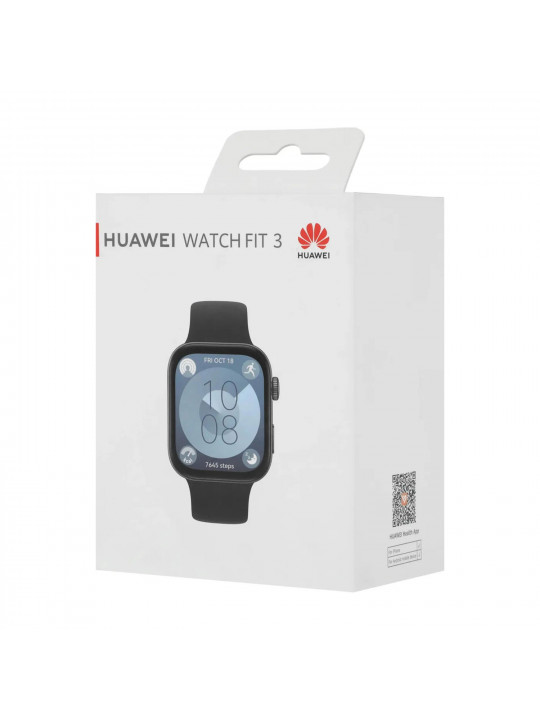 Սմարթ ժամացույց HUAWEI WATCH FIT 3 Solo-B09 (Black) (55020CEE)