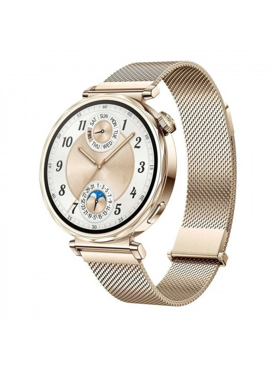 Սմարթ ժամացույց HUAWEI WATCH GT5 41mm Gold Milanese Strap Jana-B19 (Gold) (55020DGX)