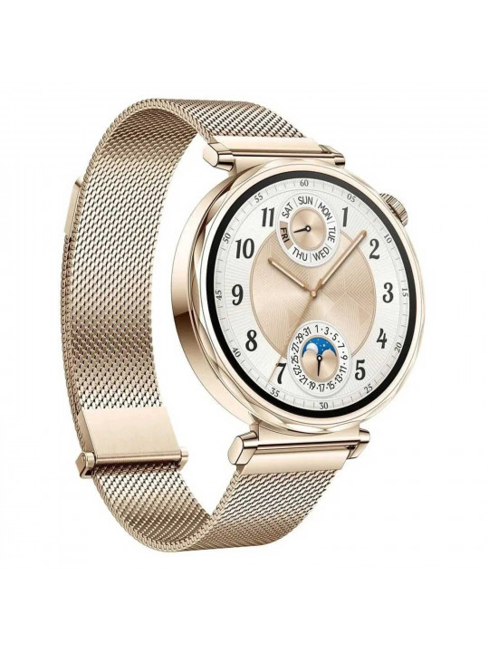 Սմարթ ժամացույց HUAWEI WATCH GT5 41mm Gold Milanese Strap Jana-B19 (Gold) (55020DGX)