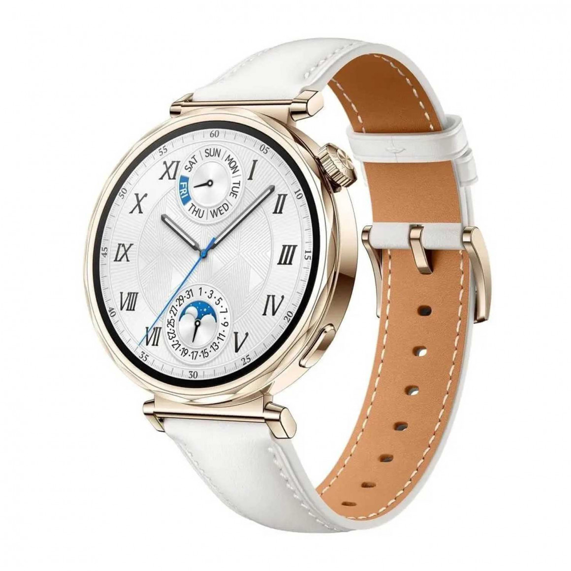 Սմարթ ժամացույց HUAWEI WATCH GT5 41mm White Composite Leather Strap Jana-B19 (White) (55020DHA)