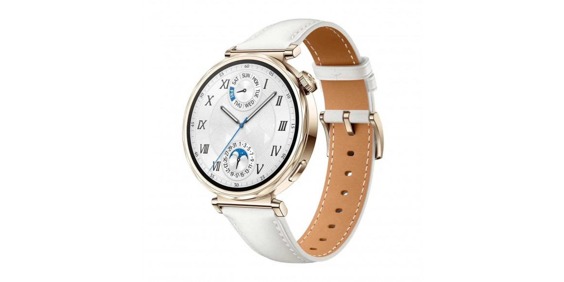 Смарт-часы HUAWEI WATCH GT5 41mm White Composite Leather Strap Jana-B19 (White) (55020DHA)