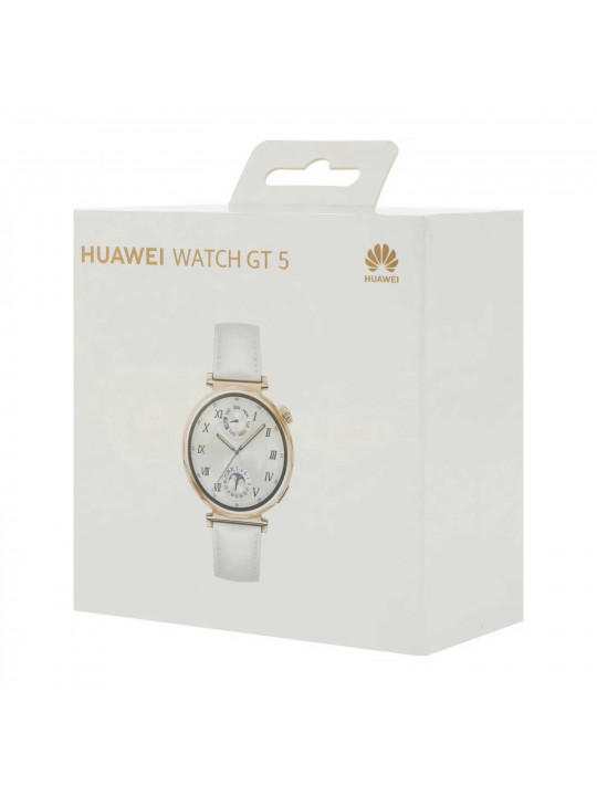 Смарт-часы HUAWEI WATCH GT5 41mm White Composite Leather Strap Jana-B19 (White) (55020DHA)