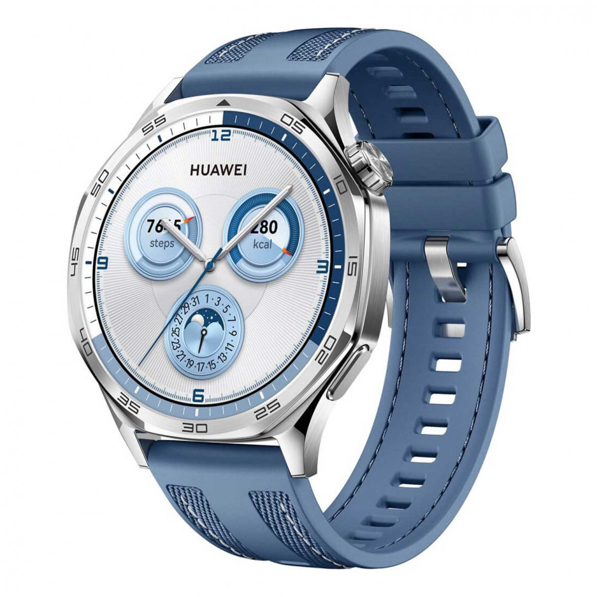 Smart watch HUAWEI WATCH GT5 46mm Blue Woven Strap Vili-B19 (Blue) (55020DGJ)