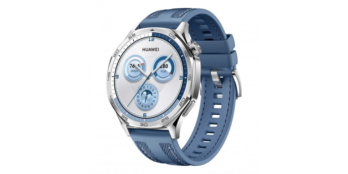 Սմարթ ժամացույց HUAWEI WATCH GT5 46mm Blue Woven Strap Vili-B19 (Blue) (55020DGJ)